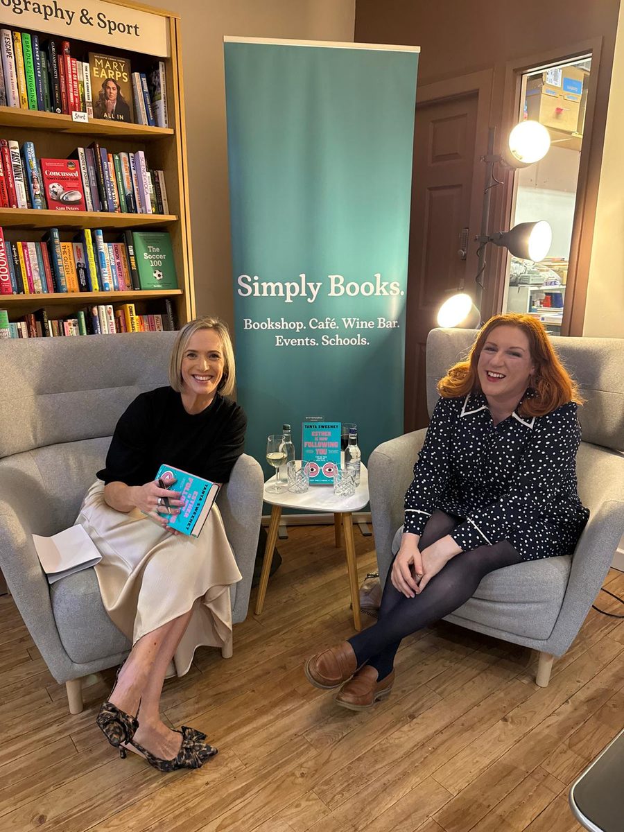 Kay with Tanya Sweeney