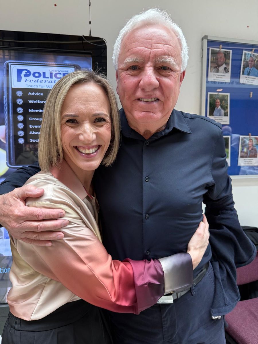 Kay with Dave Spikey