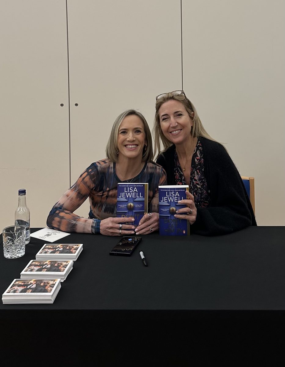 Kay with Lisa Jewell