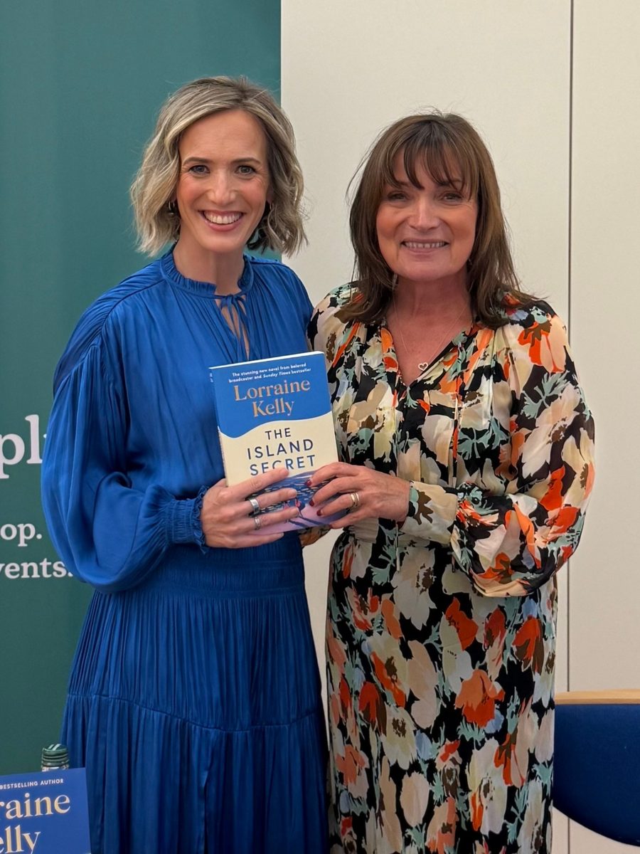 Kay with Lorraine Kelly