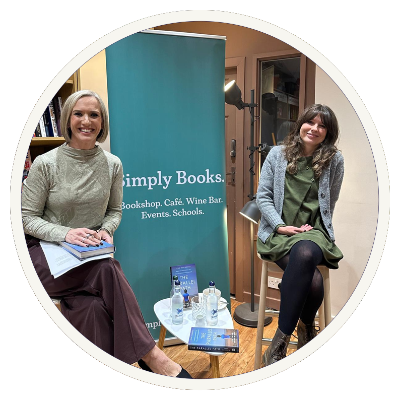 Kay with Jenn Ashworth